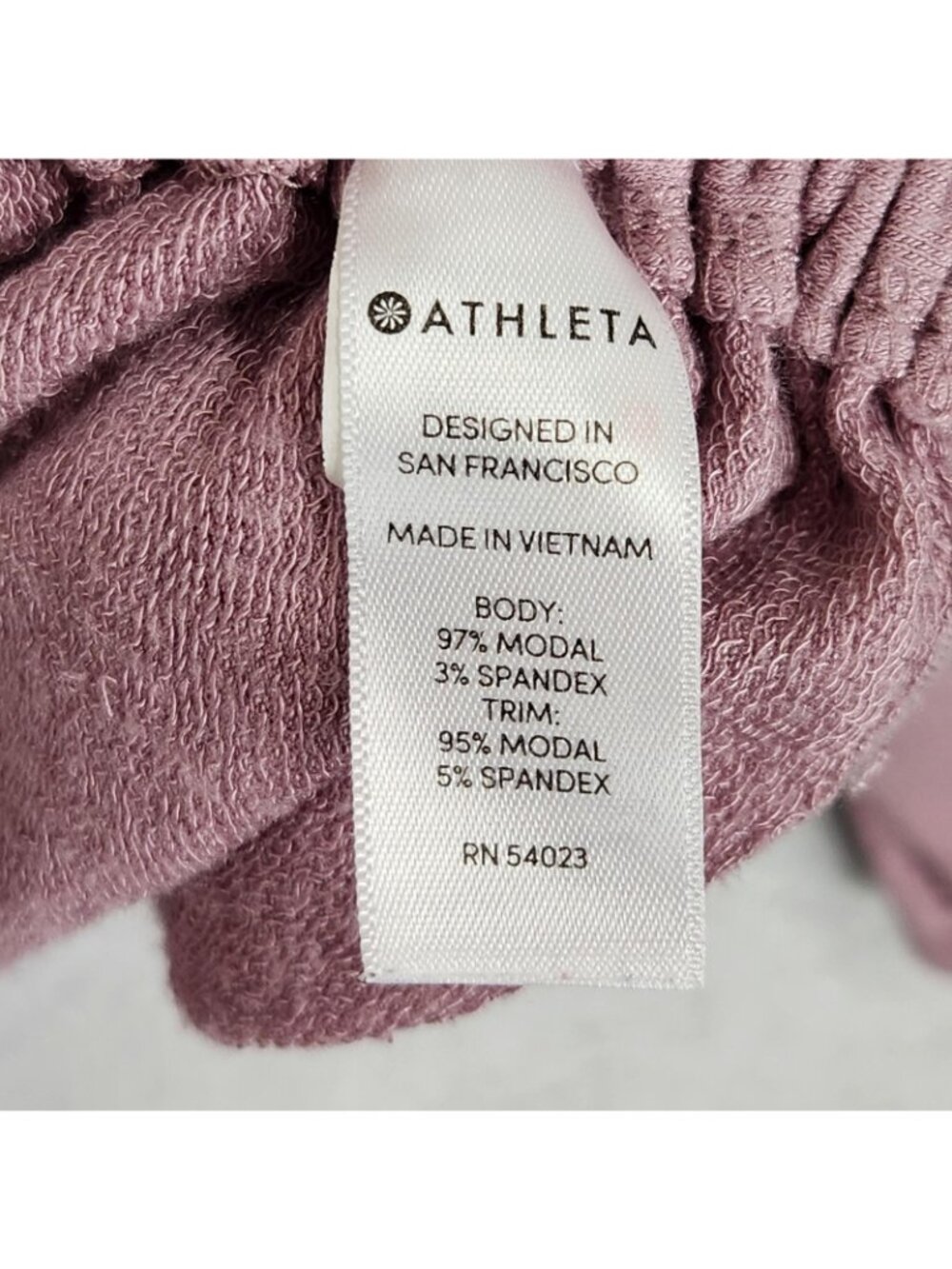 Athleta Shirt Womens XS Pink Speedlight Long Sleeve Ruched Tunic Lightweight - Picture 9 of 14